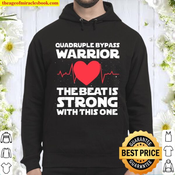 Heart Surgery Recovery Gift For Quadruple Bypass Survivors Hoodie