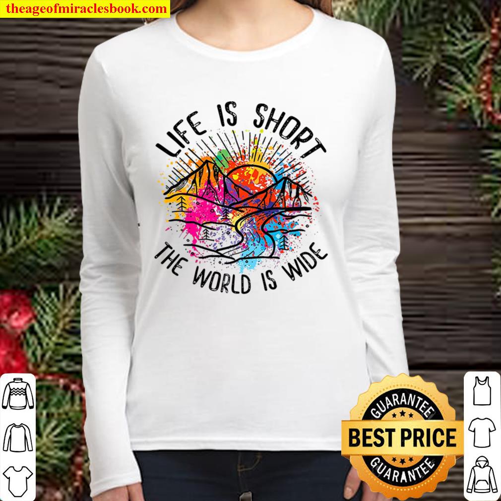 Hiking The World Is Wide Women Long Sleeved