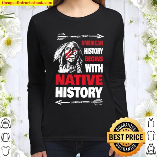 History Native American Women Long Sleeved
