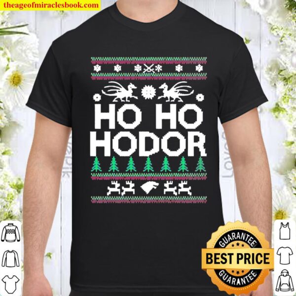 Ho Ho Hodor Ugly Christmas Shirt