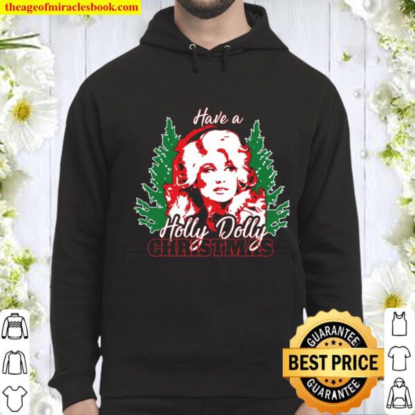 Holly Dolly Cute Country Music Merry Xmas Tshirt,Christmas Holly Dolly Hoodie