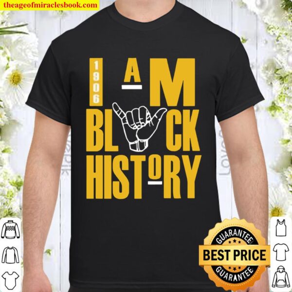 I Am Black History Alpha Phi Alpha Fraternity Shirt, Mens Black and Go Shirt
