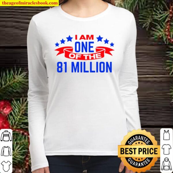 I Am One Of The 81 Million Stars And Ribbon Women Long Sleeved