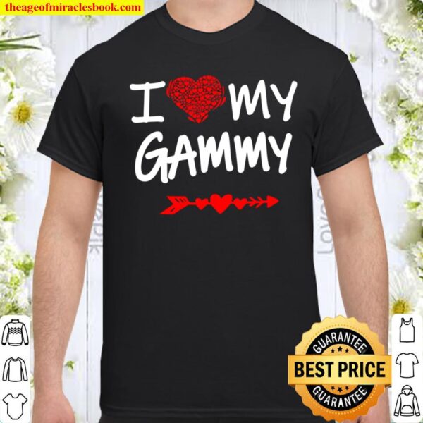 I Love My Gammy , Valentine Day Gift For Mother Shirt