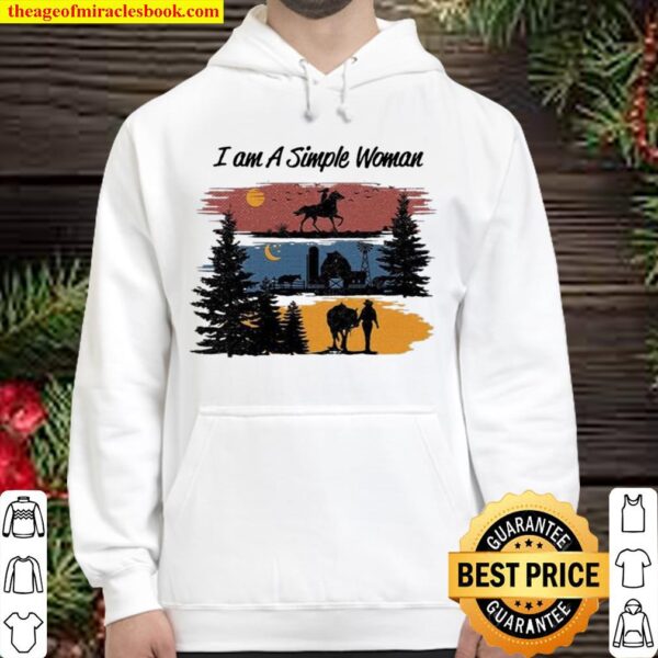 I am a simple woman horse Hoodie