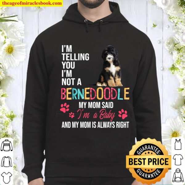 I_m Not A Bernedoodle I_m A Baby Bernedoodle Lover Gifts Hoodie