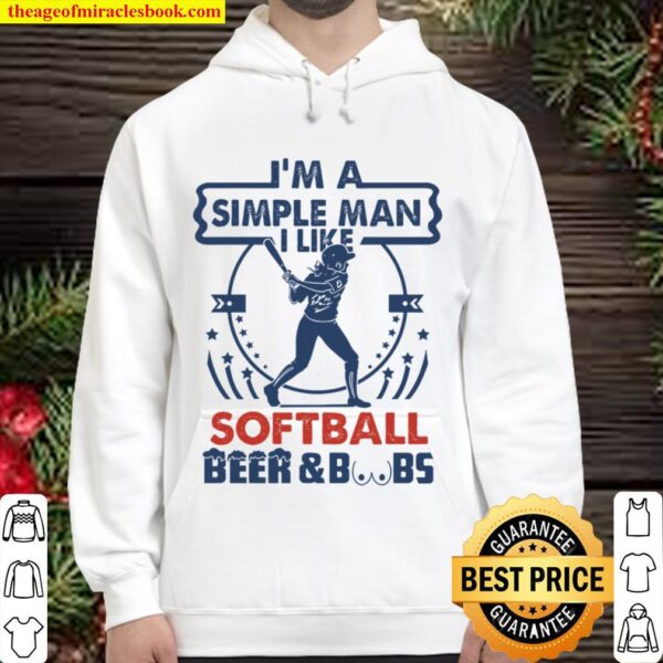 I_m a simple man softball Hoodie