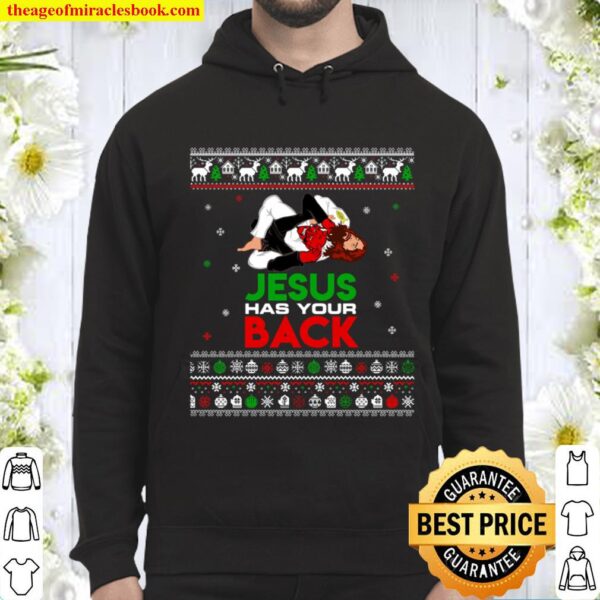 Jesus Has Your Back Ugly Christmas Sweater Christmas Hoodie