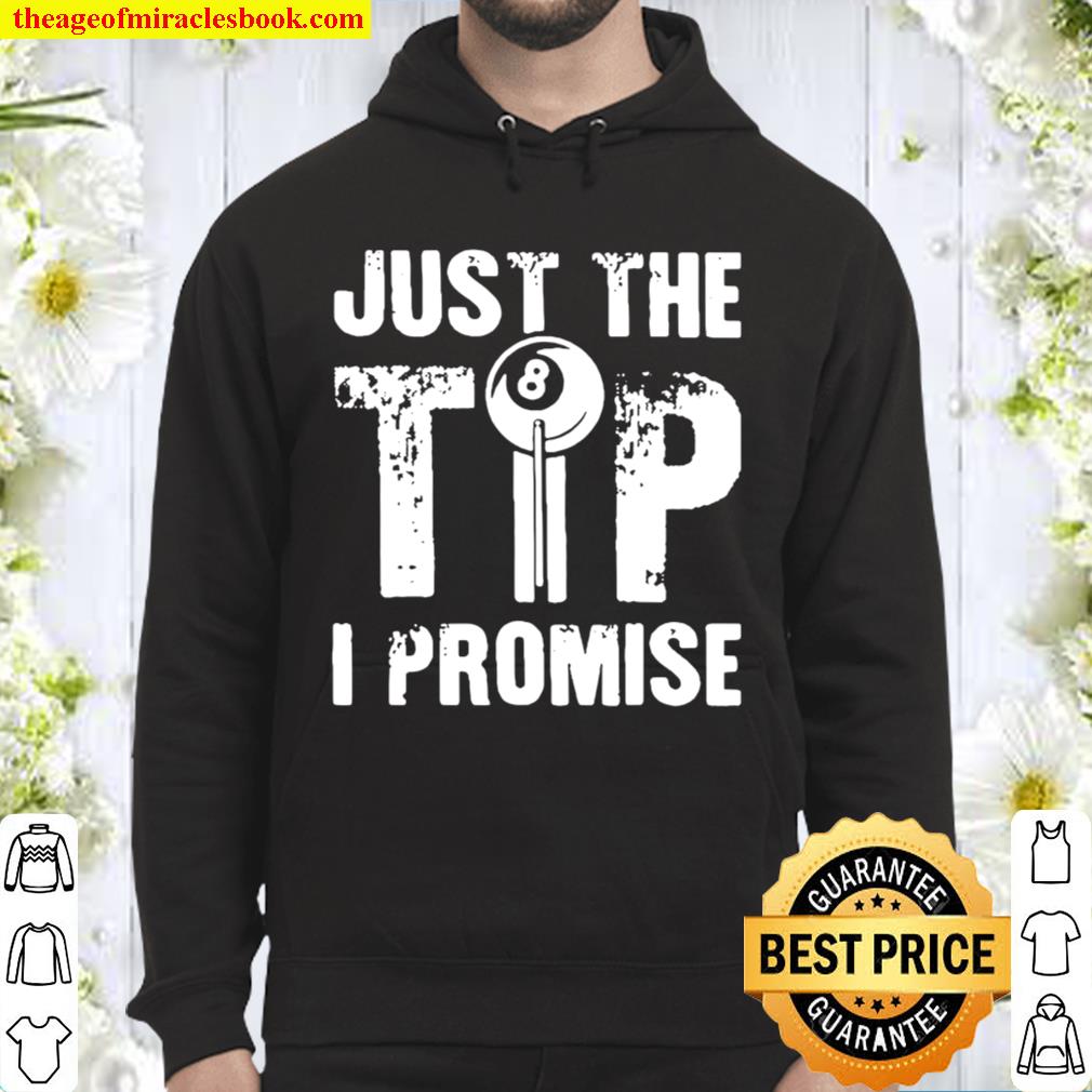 Just The Tip 8 Ball Pool Billiards I Promise Hoodie