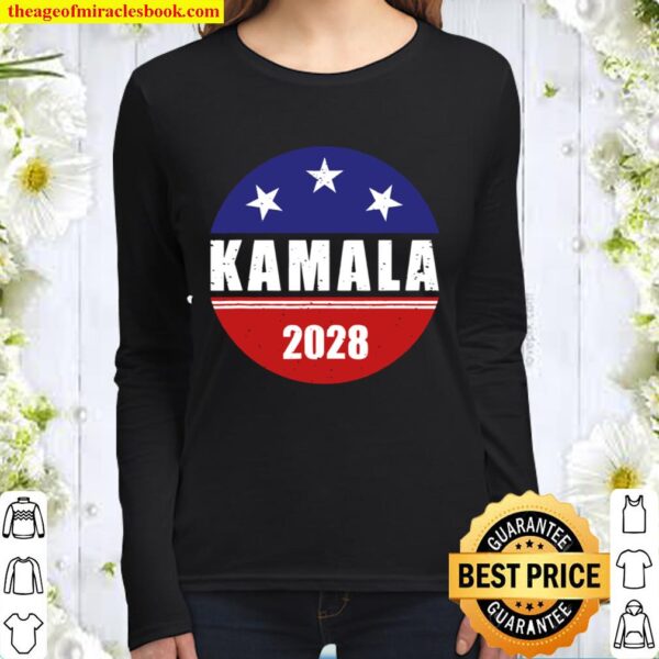 Kamala 2028 Presidential Elections Vintage Women Long Sleeved