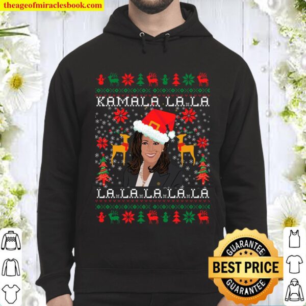 Kamala-la-la Holiday Sweater, Kamala Harris Ugly Christmas Hoodie