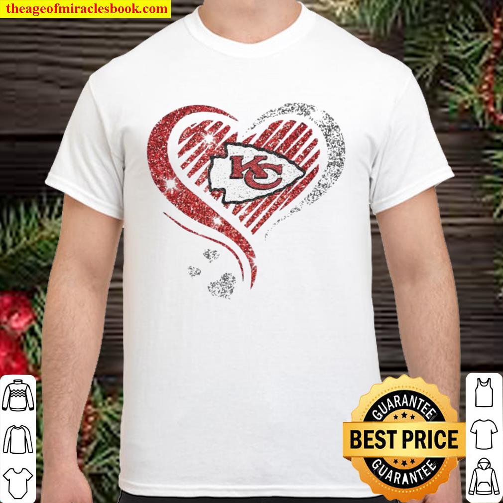 Kansas city Chiefs Diamond heart 2020 Shirt, Hoodie, Long Sleeved, SweatShirt