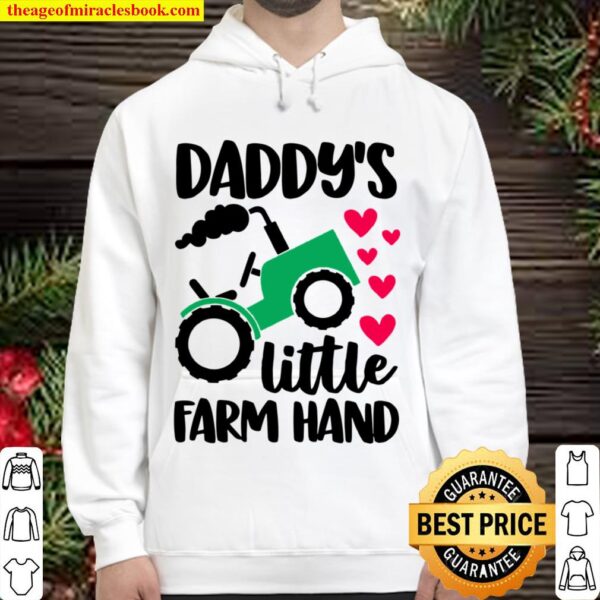 Kids Daddy’s Little Farm Hand Farm Girls For Country Girls Hoodie