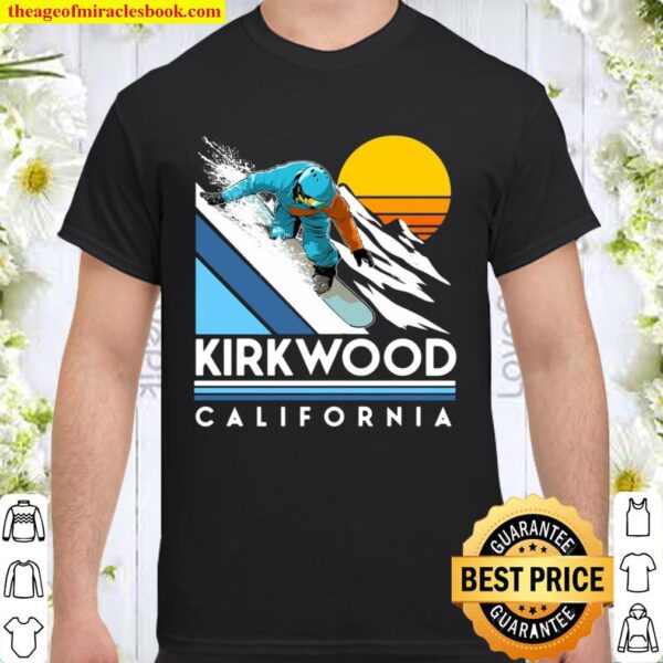 Kirkwood California Retro Snowboard Shirt