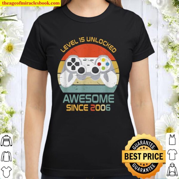 Level5 Unlocked Video Game Awesome 20065th Birthday Classic Women T-Shirt