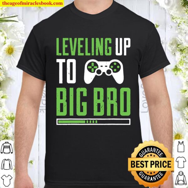 Leveling Up To Big Bro Promoted To Big Brother Shirt