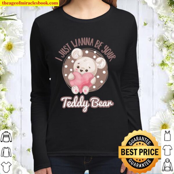 Love Teddy Bear For Men, Women _ Kids Women Long Sleeved