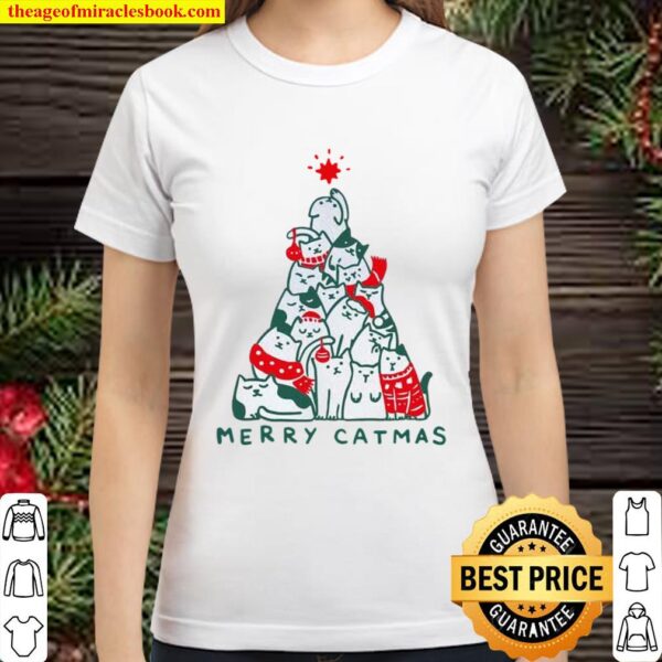 MERRY CATMAS Christmas Sweatshirt Christmas Jumper , Cat lover christm Classic MERRY CATMAS Christmas Sweatshirt Christmas Jumper , Cat lover christm Classic Women T-ShirtWomen T-Shirt