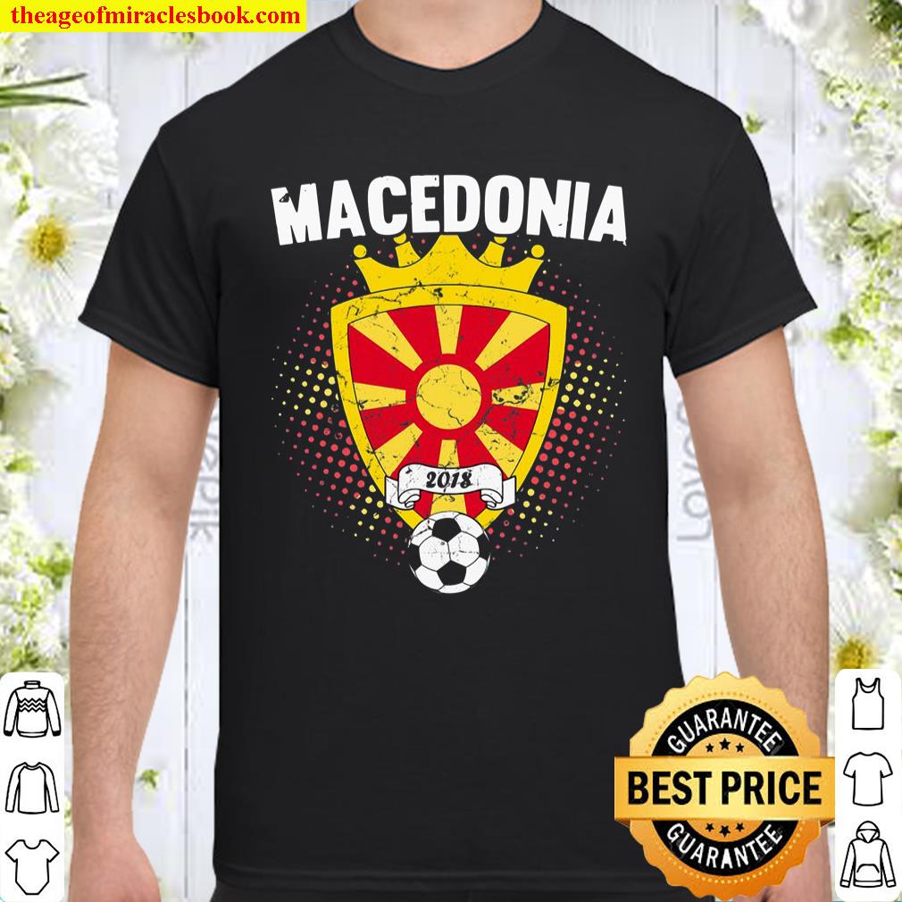 Macedonia Soccer Shirt 2018 Macedonian Flag National Team Shirt
