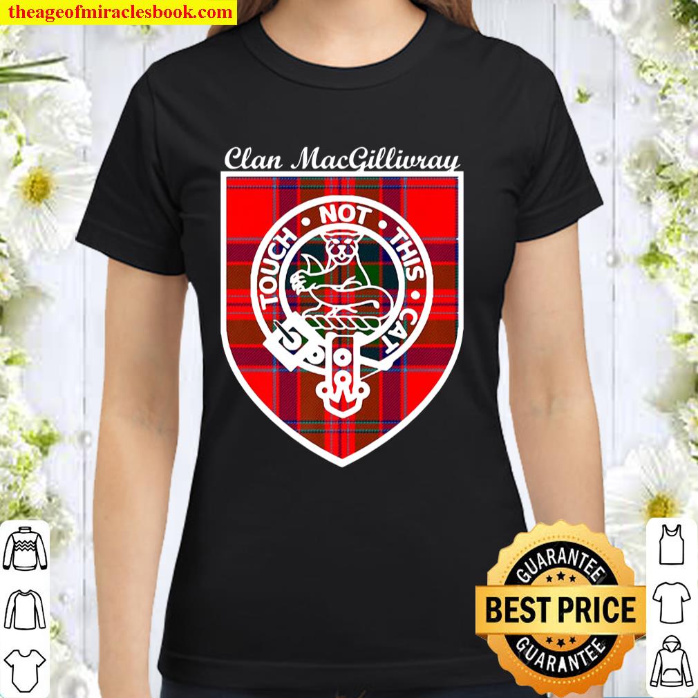 Macgillivray Surname Last Name Scottish Clan Tartan Crest Classic Women T-Shirt