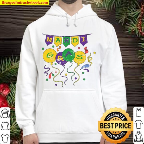 Mardi Gras Carnival Parade Lover Costume Party Balloon Hoodie