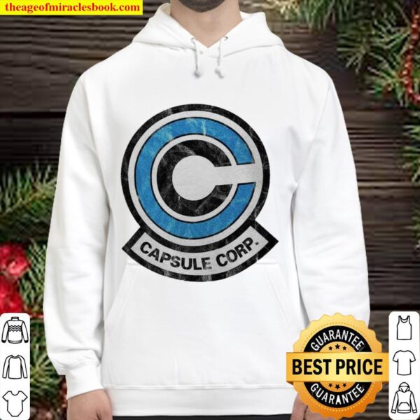 Men_s Capsule Corp Design Pullover Long Sleeve Crewneck Sweatshirt Whi Hoodie