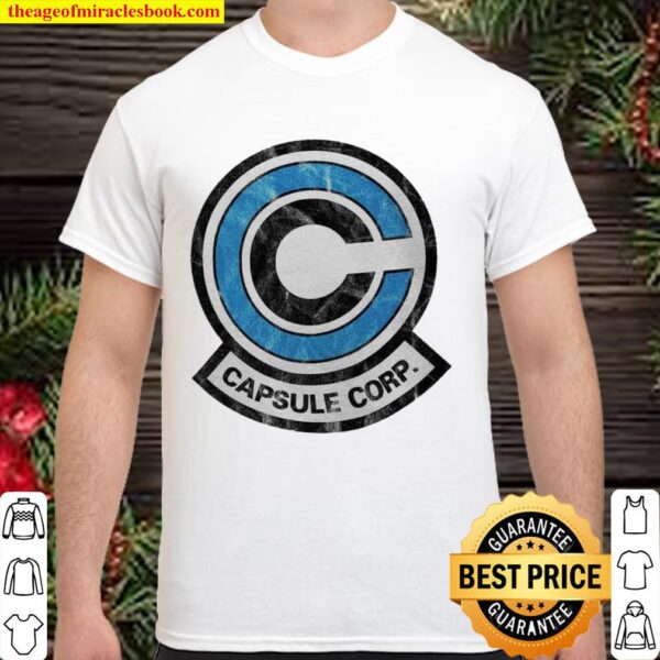 Men_s Capsule Corp Design Pullover Long Sleeve Crewneck Sweatshirt Whi Shirt