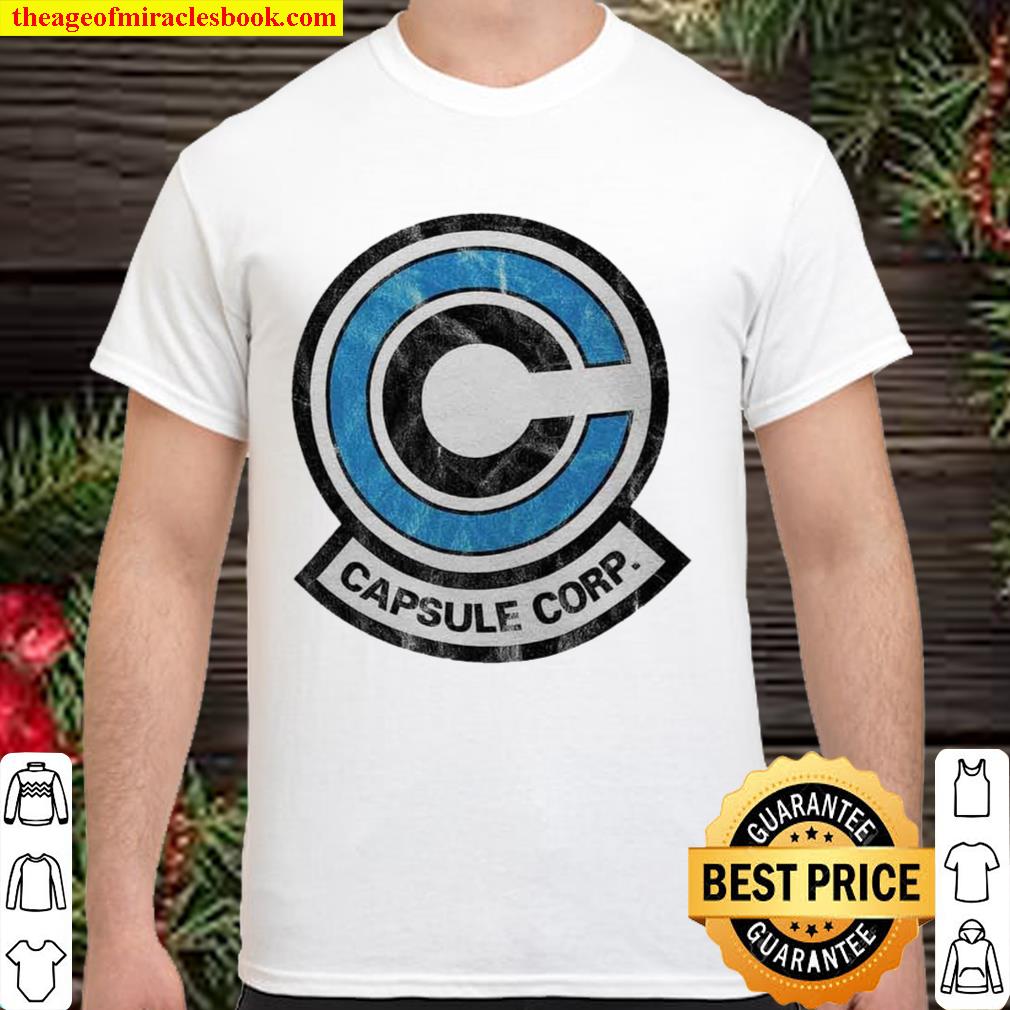 Men’s Capsule Corp Design Pullover Long Sleeve Crewneck Sweatshirt White XXX-Large limited Shirt, Hoodie, Long Sleeved, SweatShirt