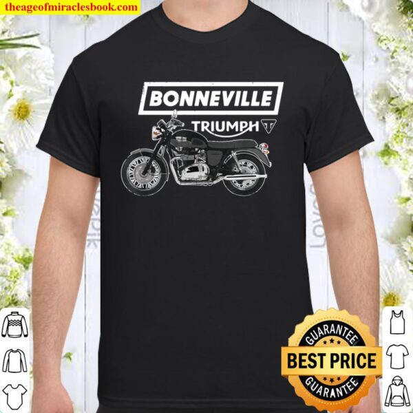 Mens Vintage Triumph Bonneville T120 Motorcycle Shirt