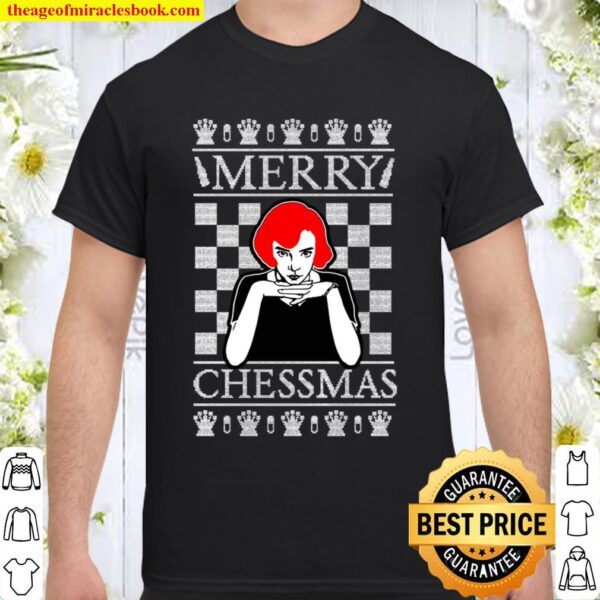 Merry Chessmas Queen_s Gambit Ugly Christmas Sweater - Unisex Adult Me Women Long Sleeved