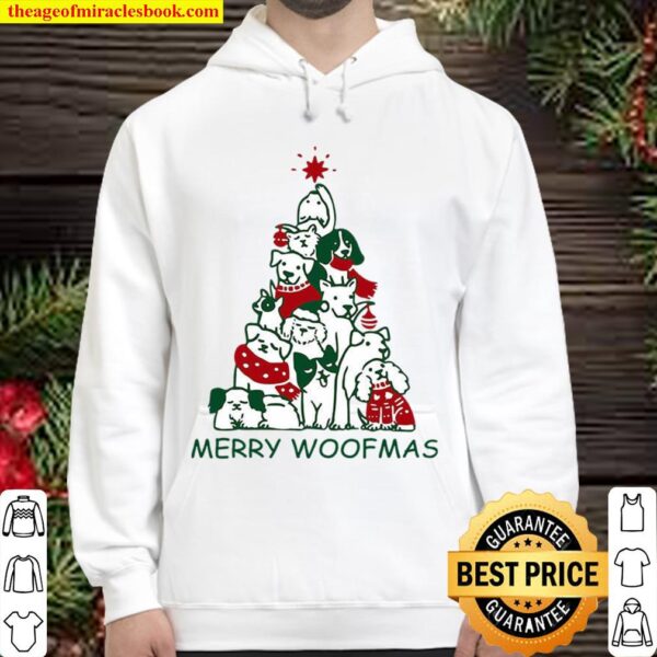 Merry Woofmas Sweatshirt, Merry Woofmas Sweater, Dogmas Tree, Funny Do Hoodie