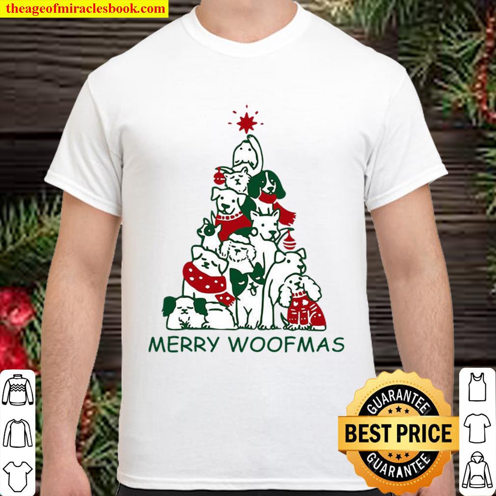 Merry Woofmas Sweatshirt, Merry Woofmas Sweater, Dogmas Tree, Funny Do Shirt