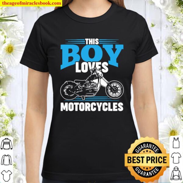 Motorcycle Shirts For Boys Motor Bike Shirt For Kids Classic Women T-Shirt