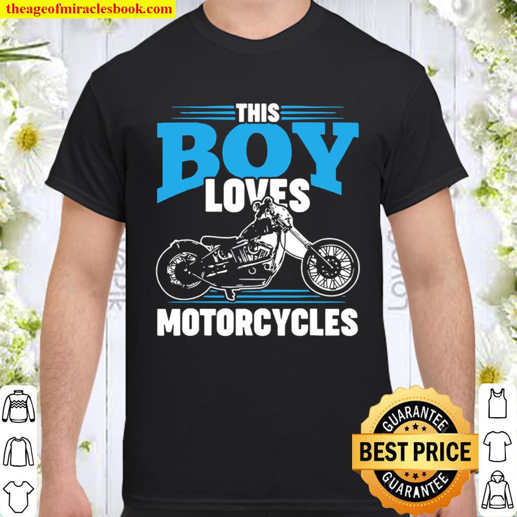 Motorcycle Shirts For Boys Motor Bike Shirt For Kids T-Shirt