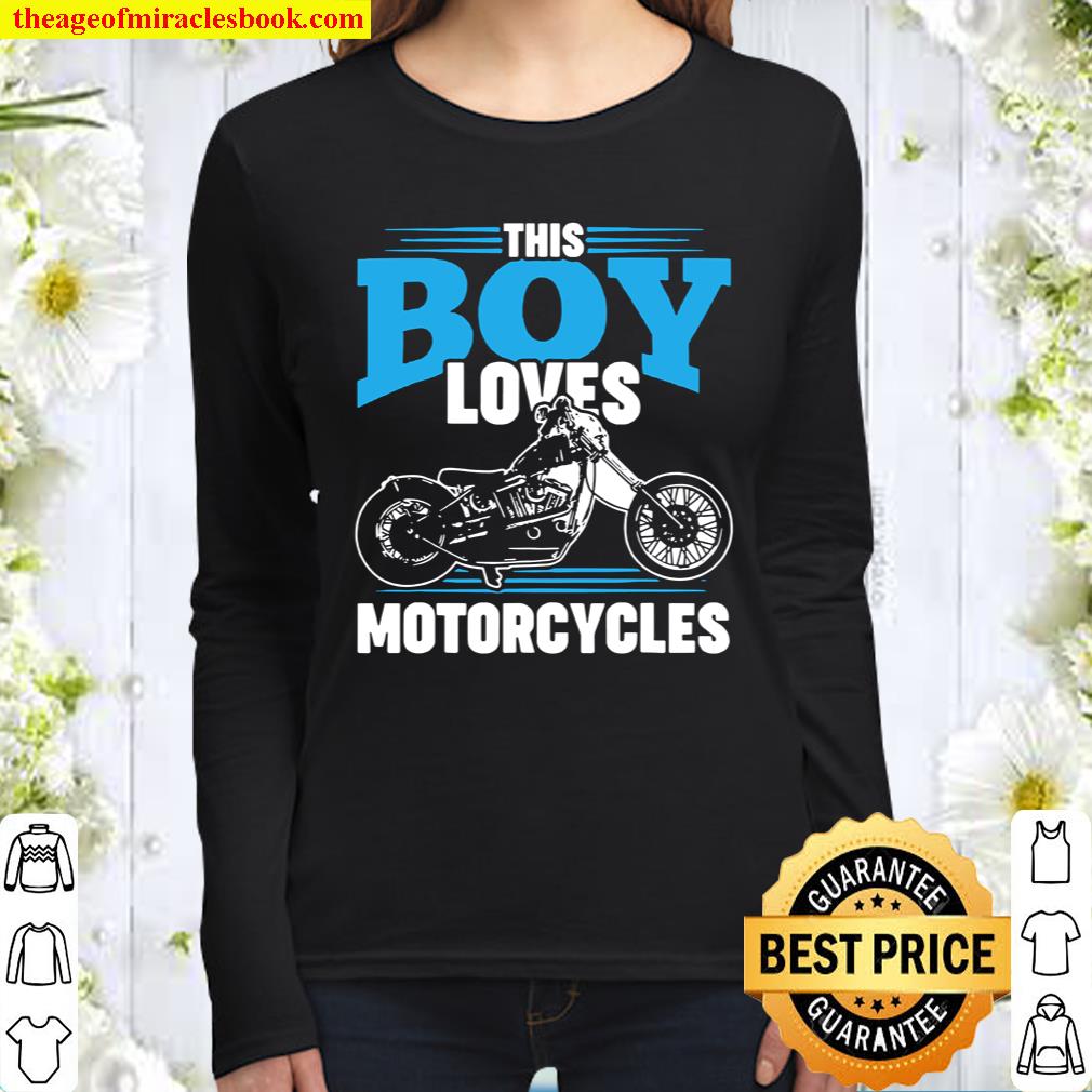 Motorcycle Shirts For Boys Motor Bike Shirt For Kids Women Long Sleeved
