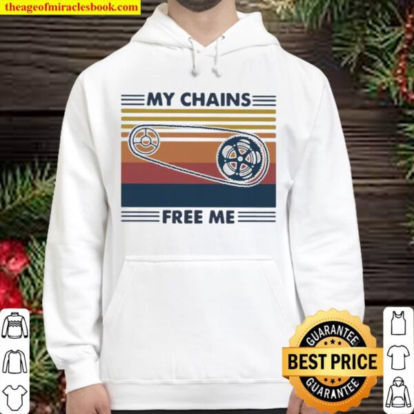 My Chains Free Me Cycling Vintage Hoodie