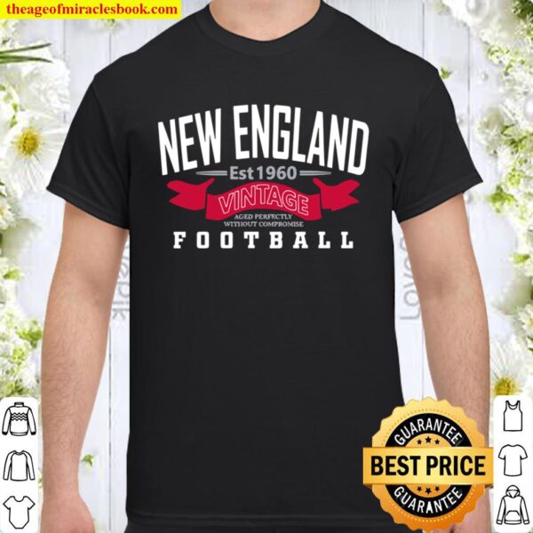 New England 1960-2020 60 Year Anniversary Vintage FOOTBALL Shirt