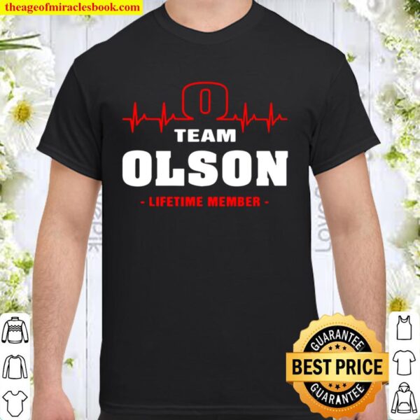 OLSON surname Family last name Team OLSON lifetime member Shirt