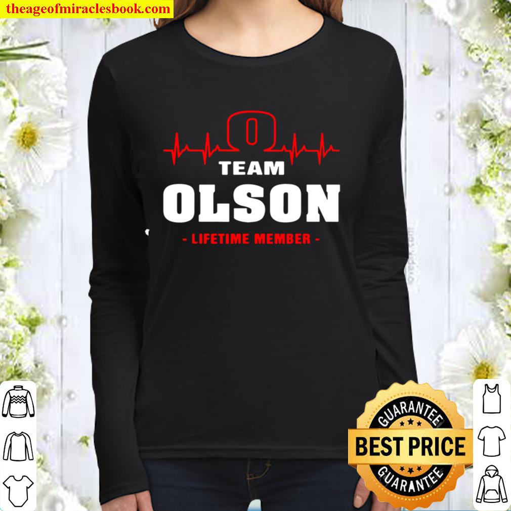 OLSON surname Family last name Team OLSON lifetime member Women Long Sleeved