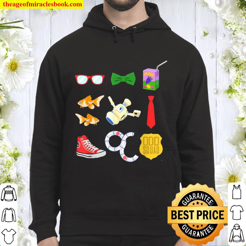 Odd Squad Agent Accessories Illustrated Hoodie