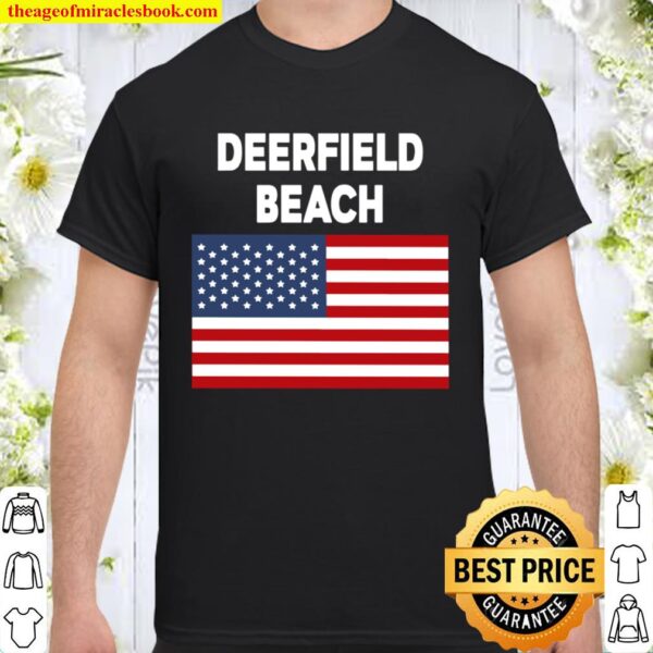Official America Flag Basic Deerfield Beach Shirt