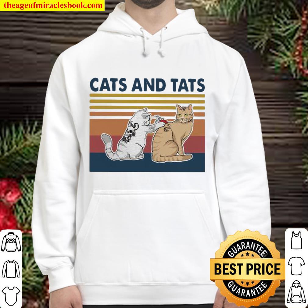 Official Cats And Tats Tattoo Vintage Hoodie