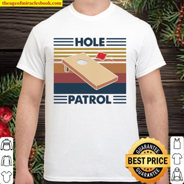 Official Cornhole Hole Patrol Vintage Shirt