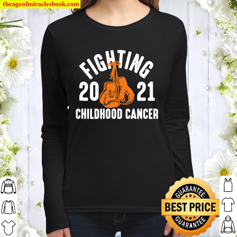 Official Fighting Childhood Cancer Gloves 2021 Women Long Sleeved