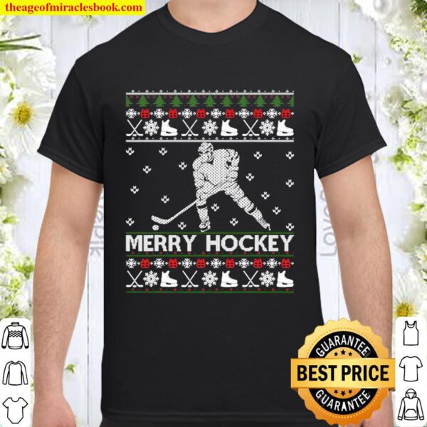 Official Hockey Merry Christmas Shirt