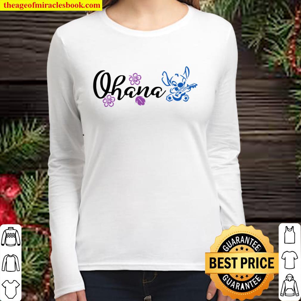 Ohana T Shirt - Customizable Women Long Sleeved