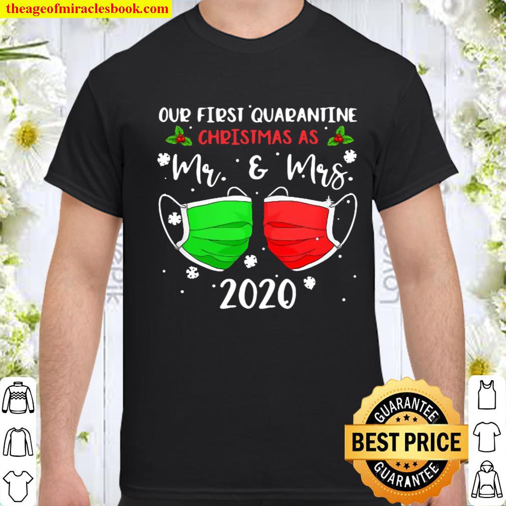 Our First Quarantine Christmas As Mr Mrs 2020 Mask Couple New Shirt