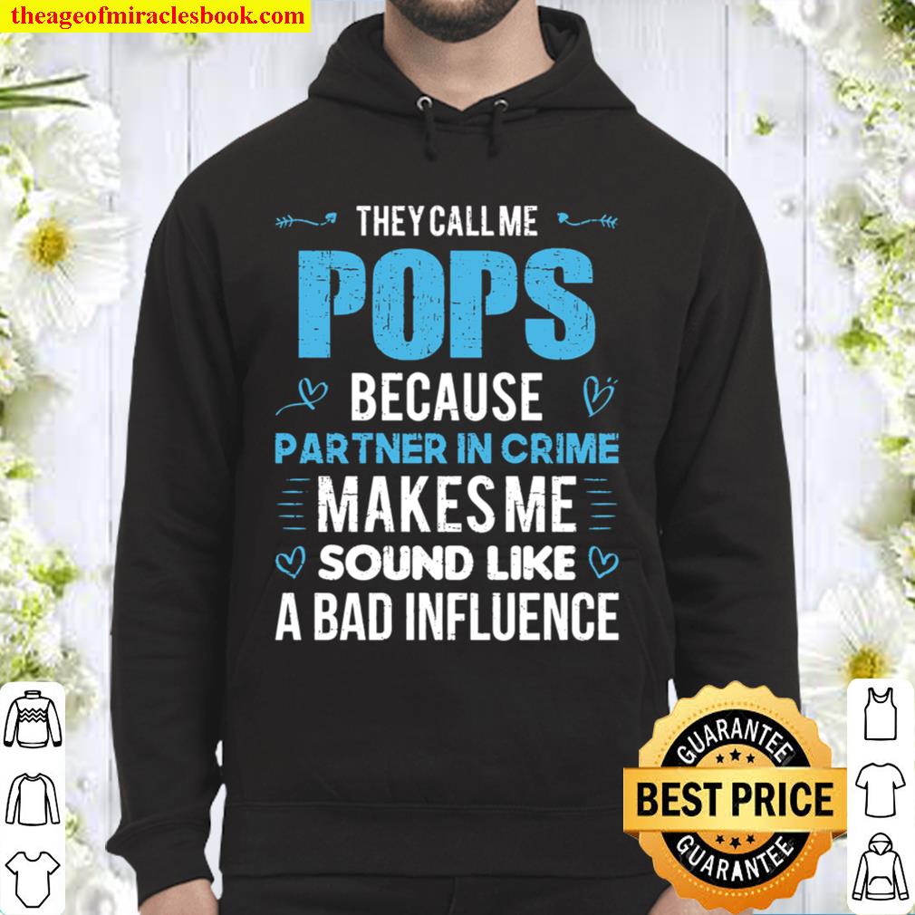 POPS Grandpa Fathers Day Funny Gift Hoodie