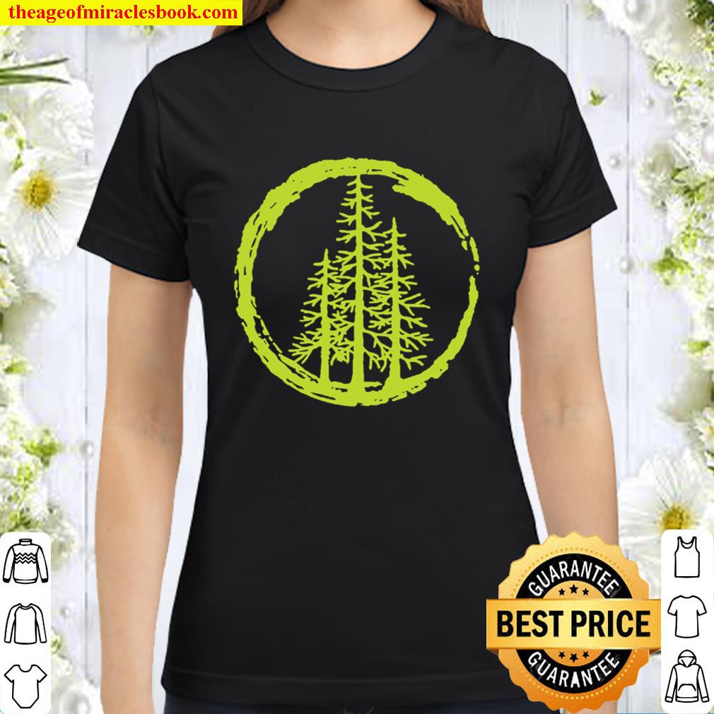 Pacific Northwest Evergreen Trees Classic Women T-Shirt