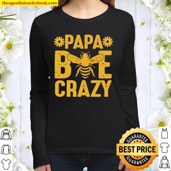 Papa Bee Crazy Women Long Sleeved